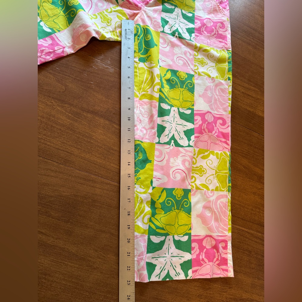 Vintage Lilly Pulitzer Cropped Pants Size 12 - Picture 2 of 7